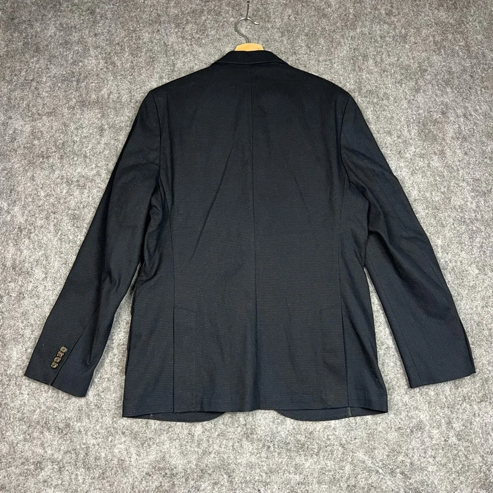 Abercrombie & Fitch Dark Navy Textured Sport Coat Blazer Size 42